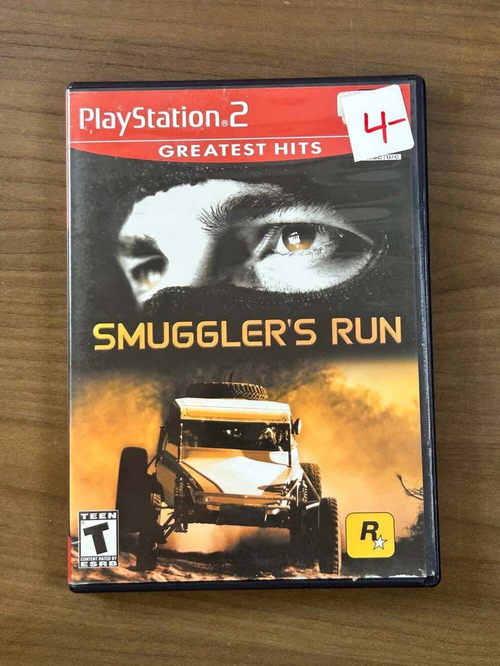Smuggler's Run PS2 PlayStation 2 2000 Rockstar Games Disc Case Manual